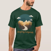 Camping Legends Survivors Unite gift T-shirt (Voorkant)