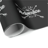 Camping "Let The Adventure Begin" Cadeaupapier (Rol Hoek)