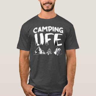 Camping Leven Camping Liefde meisje T-shirt