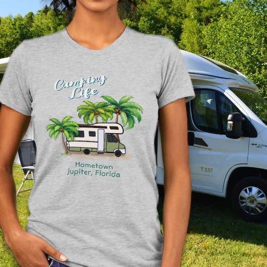 Camping Leven Klasse C Motorhome Camper T-shirt