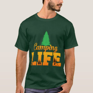 Camping Leven Outr Avontuur Kamp Kampeerder Cadeau T-shirt