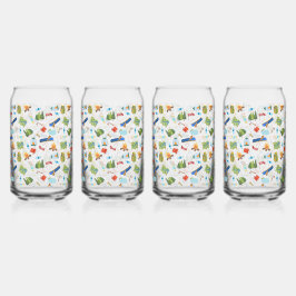 Camping Life Blikvorm Glas