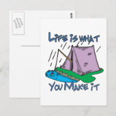 Camping Life Briefkaart (Voorkant / Achterkant)