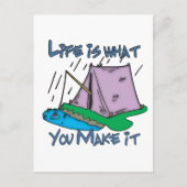 Camping Life Briefkaart (Voorkant)