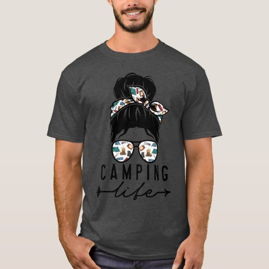 Camping Life camping boy T-shirt (Voorkant)