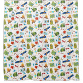 Camping Life Douchegordijn (Voorkant)