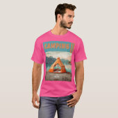 Camping Life for Life Camper Funny Camping Partner T-shirt (Voorkant volledig)