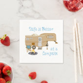 Camping Life Gezegde 5e wiel RV Camper Servet (Insitu)