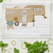 Camping Life Gezegde 5e wiel RV Camper Theedoek (Gevouwen)