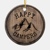 Camping Life Happy Campers Mountain Adventure Keramisch Ornament (Voorkant)