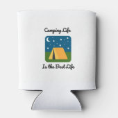 Camping Life is de beste Koelbox in het leven Blikjeskoeler (Achterkant)