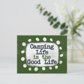 Camping Life is het Briefkaart van het goede leven (Staand voorkant)