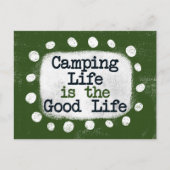Camping Life is het Briefkaart van het goede leven (Voorkant)