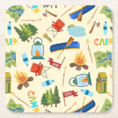 Camping Life Kartonnen Onderzetters (Voorkant)