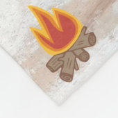 Camping Life Large Fleece Blanket (Hoek)