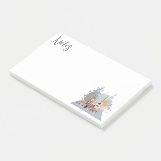 Camping Life Outdoor Avontuur Post-it® Notes (Schuin)