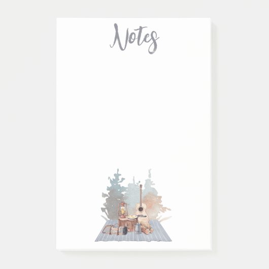 Camping Life Outdoor Avontuur Post-it® Notes (Voorkant)