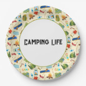 Camping Life Papieren Bordje (Voorkant)
