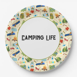 Camping Life Papieren Bordje