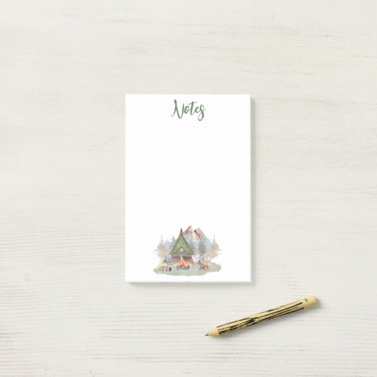 Camping Life Post-it® Notes (Op bureau)