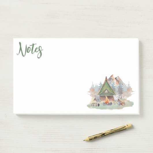 Camping Life Post-it® Notes (Op bureau)