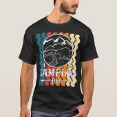 Camping Life Retro apparel gift T-shirt (Voorkant)