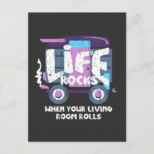 Camping - Life Rocks Briefkaart (Voorkant)