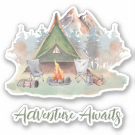 Camping Life Sticker
