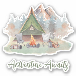 Camping Life Sticker