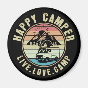 Camping - Live. Liefde. Kamp buiten Magneet