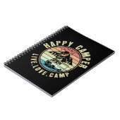 Camping - Live. Liefde. Kamp buiten Notitieboek (Linkerzijde)