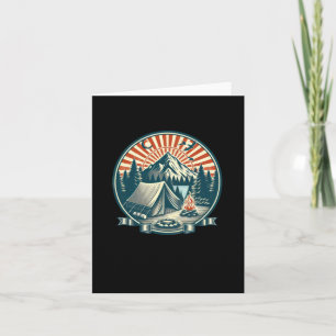 Camping Logo Erg Cool Sticker Kaart