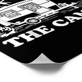 Camping Lover Camper van King of the Camper Poster (Hoek)