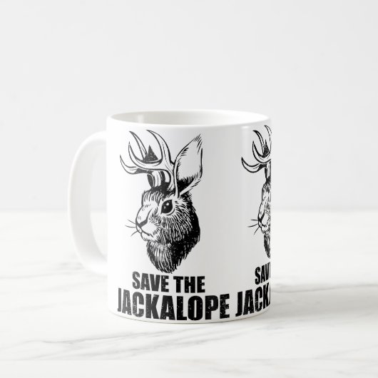 Camping Lover Jackalope Koffiemok (Voorkant links)
