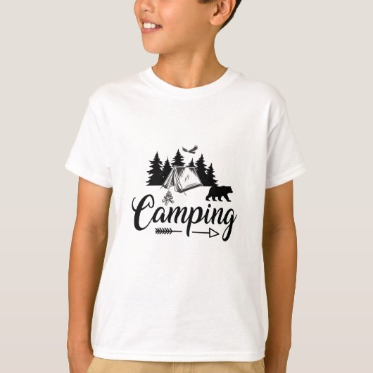 Camping Lover - Koel Camping T-shirt (Voorkant)