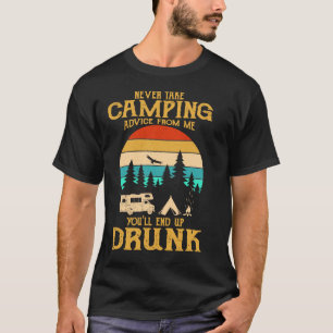 Camping Lover neemt nooit Camping Adviezen van mij T-shirt