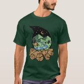 Camping Lover Outdoor Adventure Campfire Aesthetic T-shirt (Voorkant)