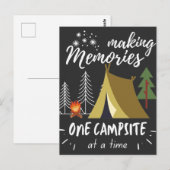 Camping Maakt Herinneringen, Één Kampeerplaats per Briefkaart (Voorkant / Achterkant)