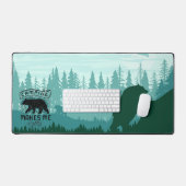 Camping maakt me blij Wilderness Beren Bureaumat (Keyboard & Muis)