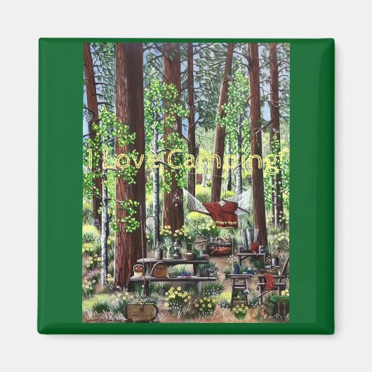 Camping Magnet (Voorkant)