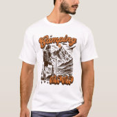 Camping Mama: De pioniersgeest  T-shirt (Voorkant)