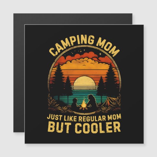 Camping mama net als een gewone mama (Voorkant / Achterkant)