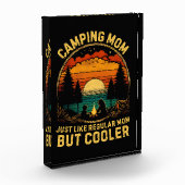 Camping mama net als een gewone mama fotoblokken (Links)
