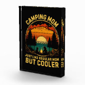 Camping mama net als een gewone mama fotoblokken (Rechts)