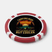 Camping mama net als een gewone mama poker chips (Enkel)