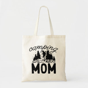 Camping mama tote bag
