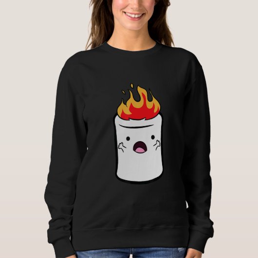 Camping Marshmallow Love Marshmallows Trui (Voorkant)