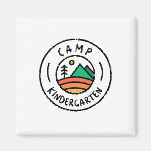 Camping Matchende T-Shirts Voor Docent Kamp Kleute Magneet