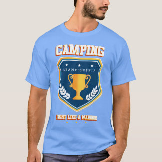 Camping meisje leuk cadeau t-shirt