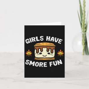 Camping Meisjes Hebben Smore Fun Camper Meisjes Ki Kaart
